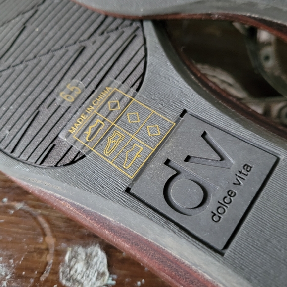 DOLCE VITA silver and brown rope sandals never worn - Picture 7 of 9